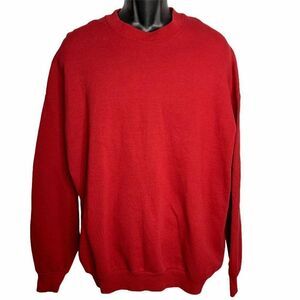 Vintage Crewneck Pullover Sweatshirt 3X Maroon Red